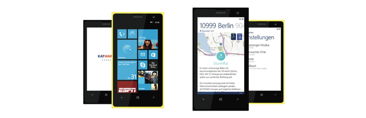 KatWarn design for windows phone